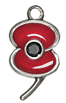 Poppy Charm (with Jump Ring)
